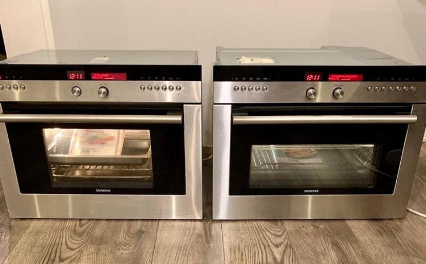 Siemens combi oven en combi stoomoven, Ophalen, Zo goed als nieuw, Stoom