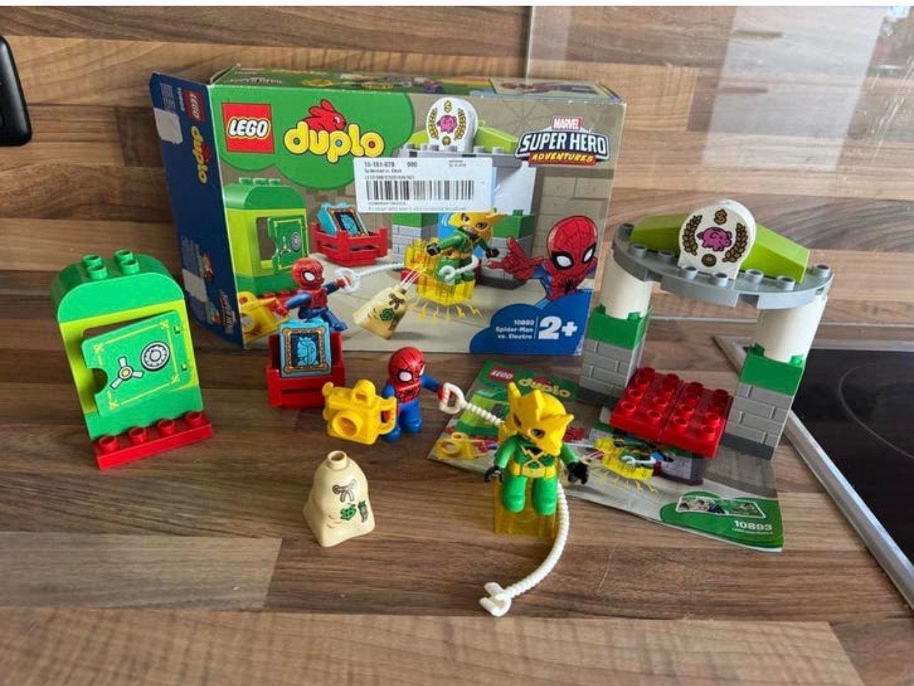 Lego Duplo Spider-Man vs Electro (10893), Gebruikt, Ophalen of Verzenden, Compleet, Duplo