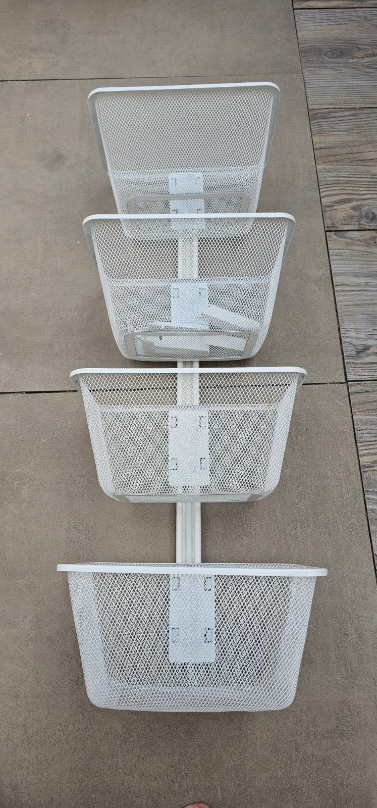 Ikea Algot opbergsysteem met 4 mandjes en rails, Ophalen of Verzenden, Zo goed als nieuw