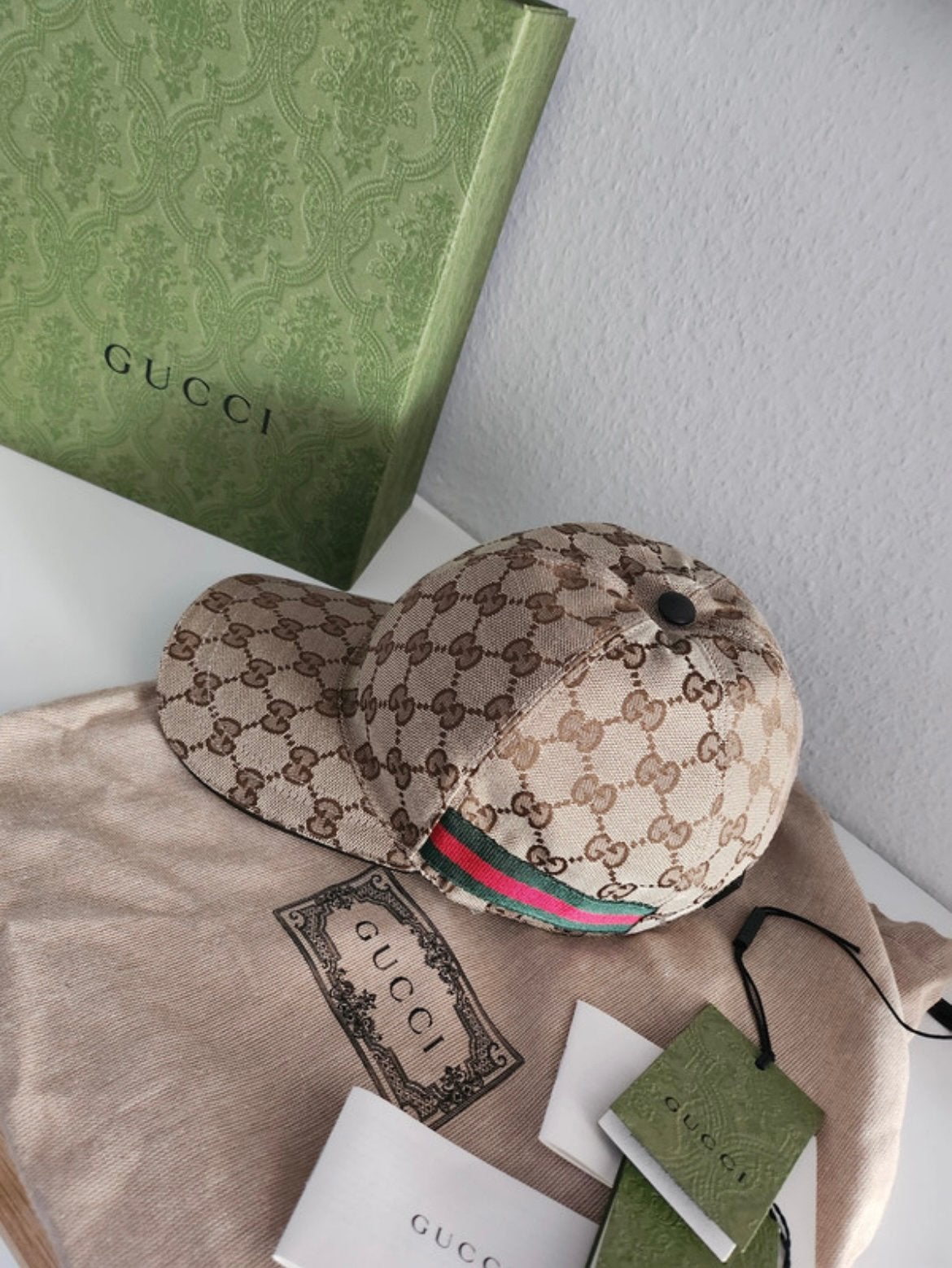 Gucci pet maat xs, Ophalen of Verzenden, Nieuw, 57 cm (M, 7⅛ inch) of minder, Pet