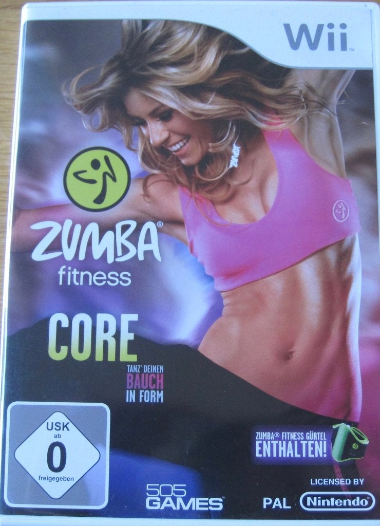 Wii Zumba fitness met Zumba belt - Duits, 1 speler, Ophalen of Verzenden, Zo goed als nieuw, Vanaf 3 jaar