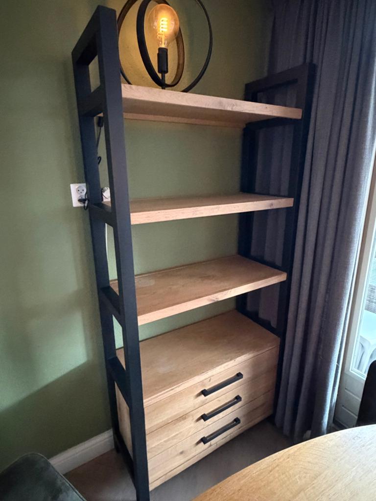 Wandmeubel santos, Huis en Inrichting, Kasten | Boekenkasten, Ophalen, Zo goed als nieuw, 25 tot 50 cm, 200 cm of meer