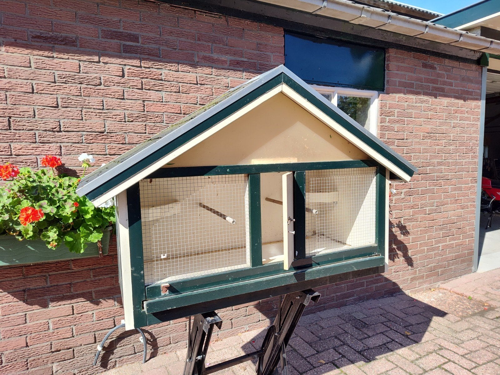 Vogelkooi, Dieren en Toebehoren, Ophalen of Verzenden, Gebruikt, Hout, Vogelkooi