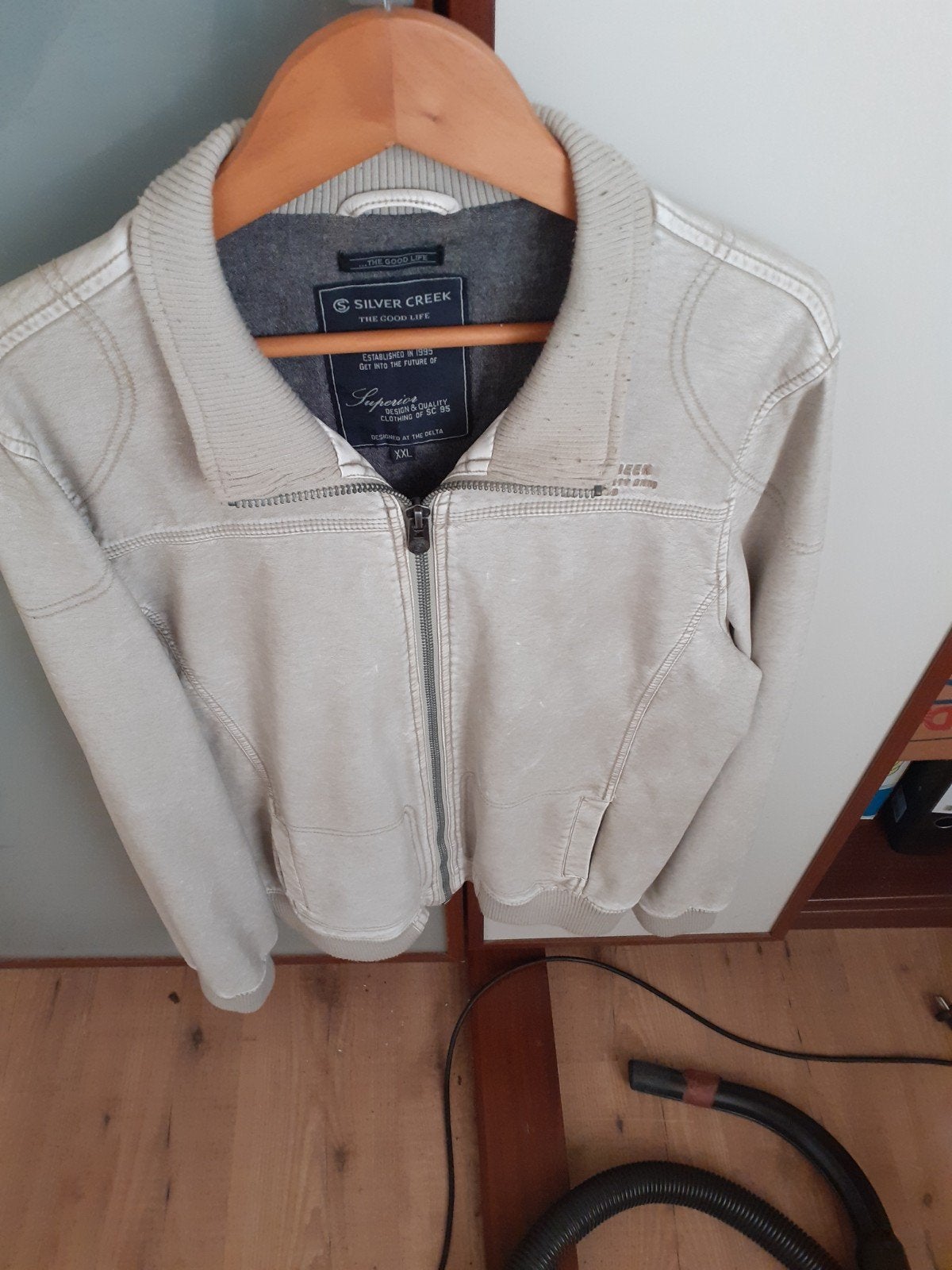 Aanbieding xxl zomerjas valt klein merk Silvercreek, Ophalen of Verzenden, Overige maten, Blauw
