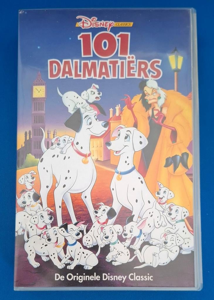 Vhs videoband 101 Dalmatiërs, Cd's en Dvd's, Alle leeftijden, Ophalen of Verzenden, Gebruikt