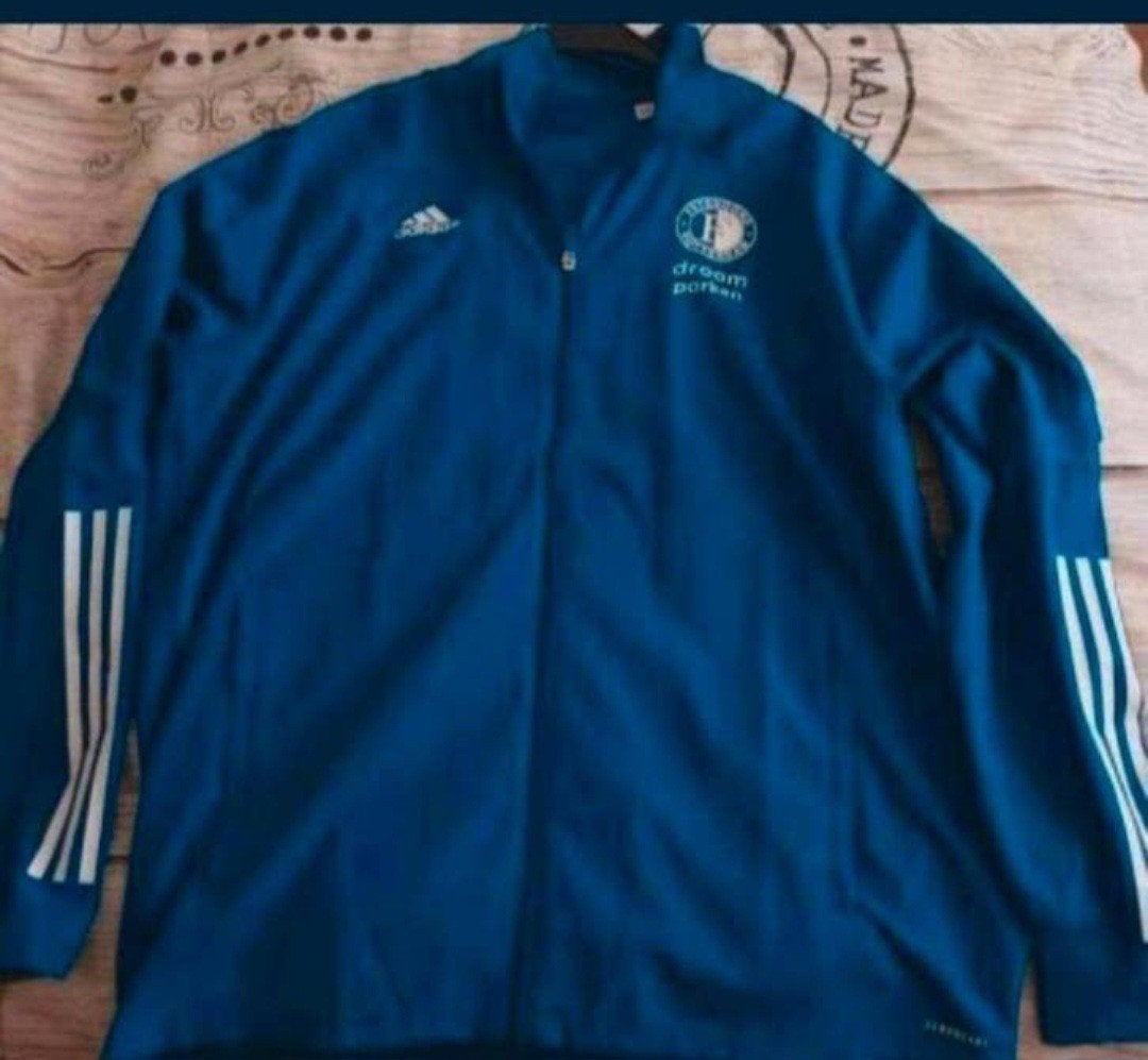 Feyenoord Droomparken Jack XL / als nieuw, Blauw, Maat 56/58 (XL), Ophalen of Verzenden, Zo goed als nieuw