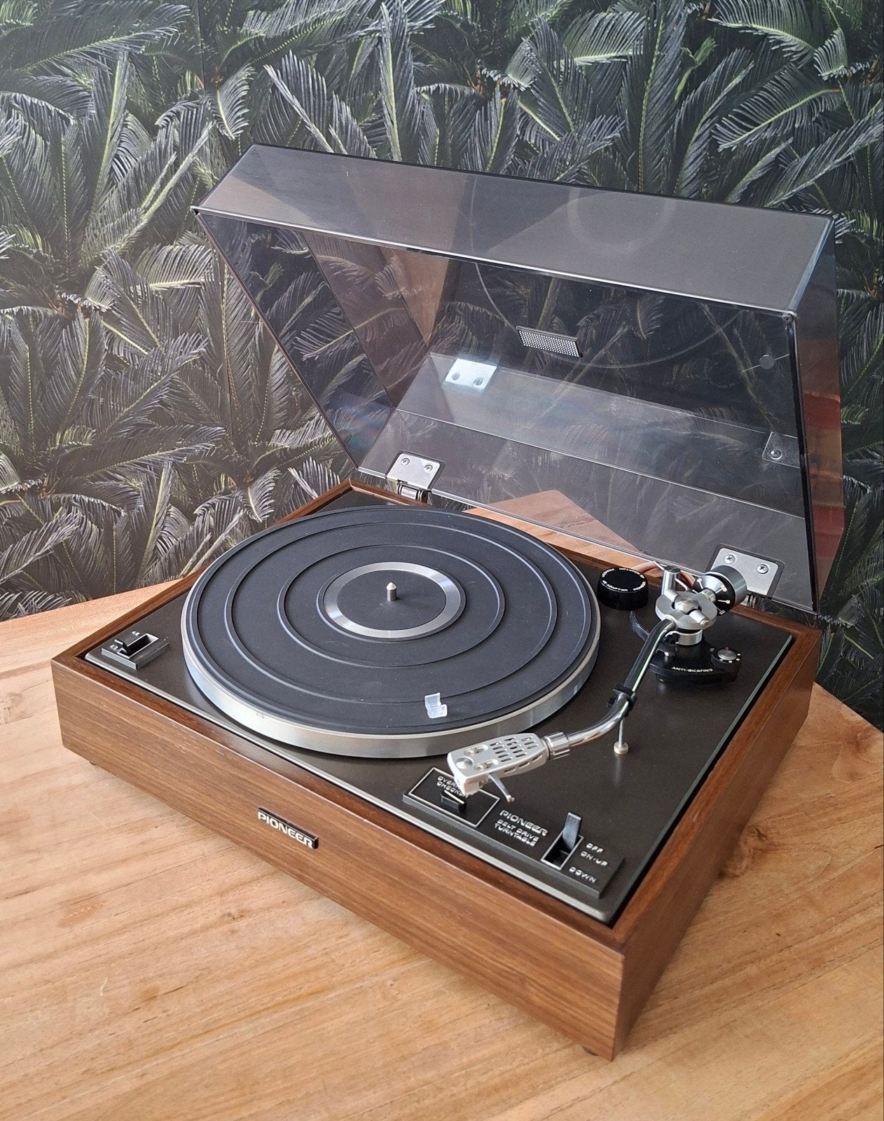 Pioneer PL-12D-II gereviseerde vintage platenspeler, Ophalen of Verzenden, Refurbished, Platenspeler, Pioneer