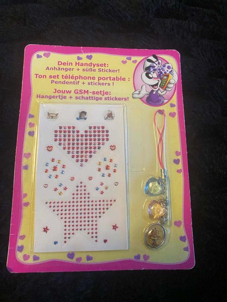 Diddl telefoon hanger met stickers - Nieuw in verpakking, Verzamelen, Ophalen of Verzenden, Diddl, Nieuw, Overige typen