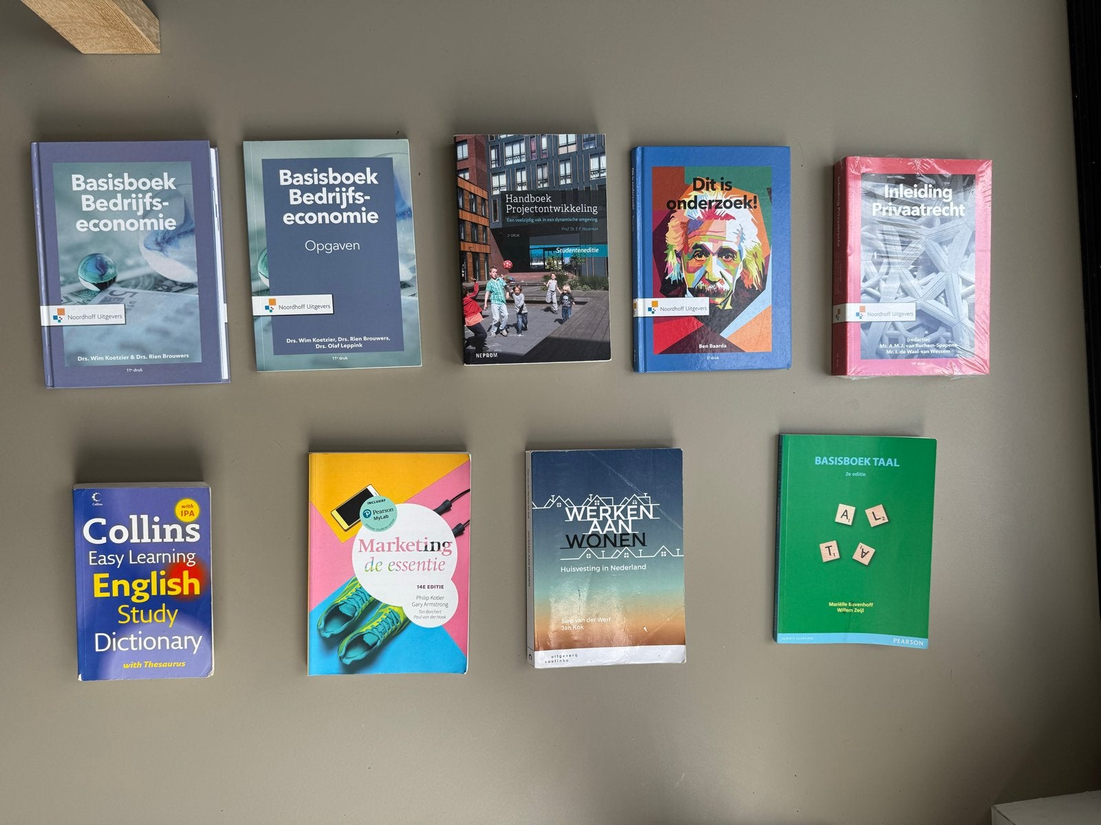 Diverse studieboeken: Economie, Marketing, Taal, Recht, Boeken, Ophalen of Verzenden, Gamma, Zo goed als nieuw, HBO