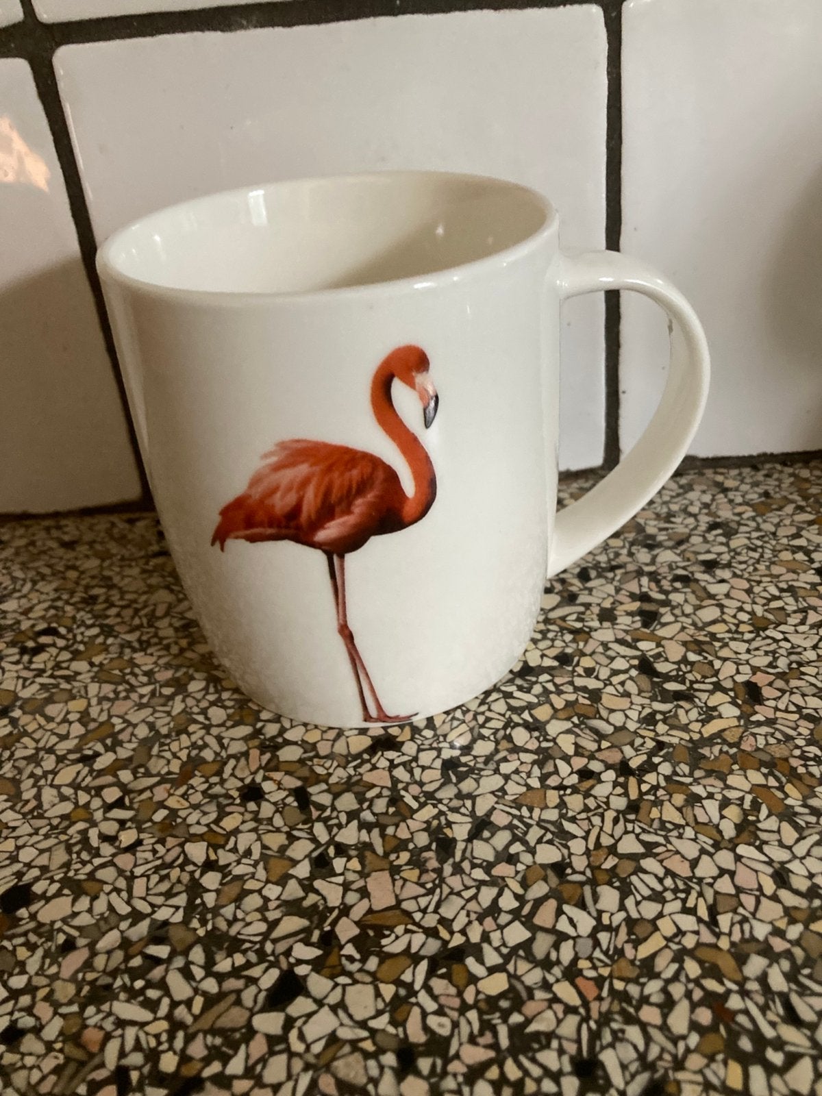 Beker flamingo, Ophalen of Verzenden, Zo goed als nieuw, Overige stijlen, Overige typen