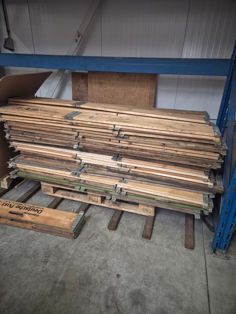 171 nette palletranden, hele partij pallet rand europallet, Ophalen of Verzenden