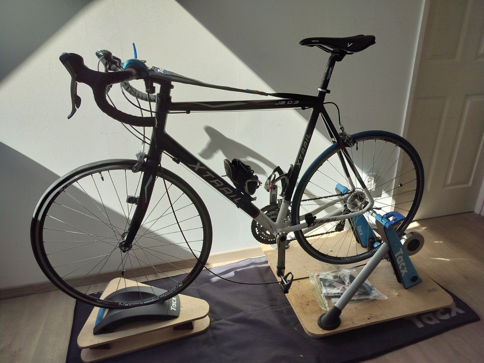 Xtrail JB 0.3 Racefiets eventueel met complete Tacx setup, Fietsen en Brommers, Fietsen | Racefietsen, 28 inch, Gebruikt, Aluminium