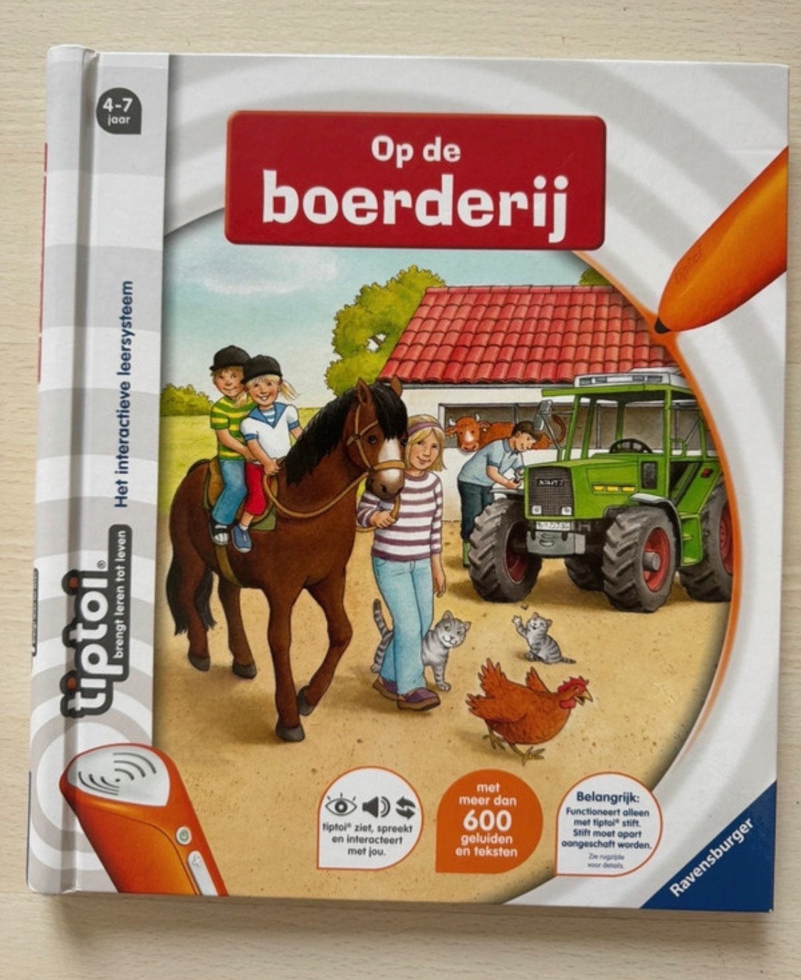 Tiptoi: Op de boerderij - Interactief leersysteem, Ophalen of Verzenden, Zo goed als nieuw, Non-fictie