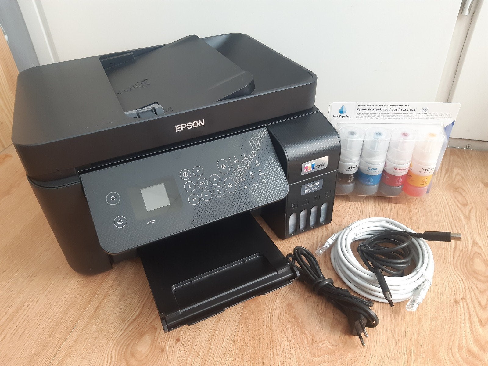 Epson ET-4800 EcoTank All-in-one Printer, Ophalen, EPSON, All-in-one, Ingebouwde Wi-Fi