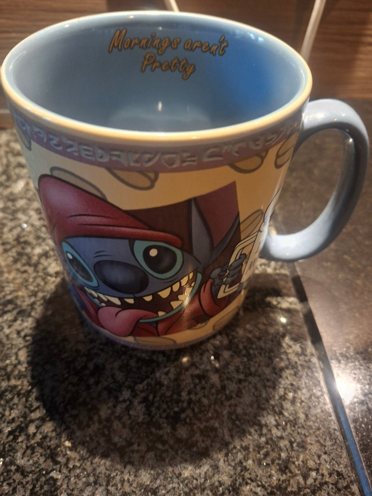Disney Stitch Mok - Alien Morning Breath, Overige typen, Ophalen of Verzenden, Zo goed als nieuw, Steen/keramiek