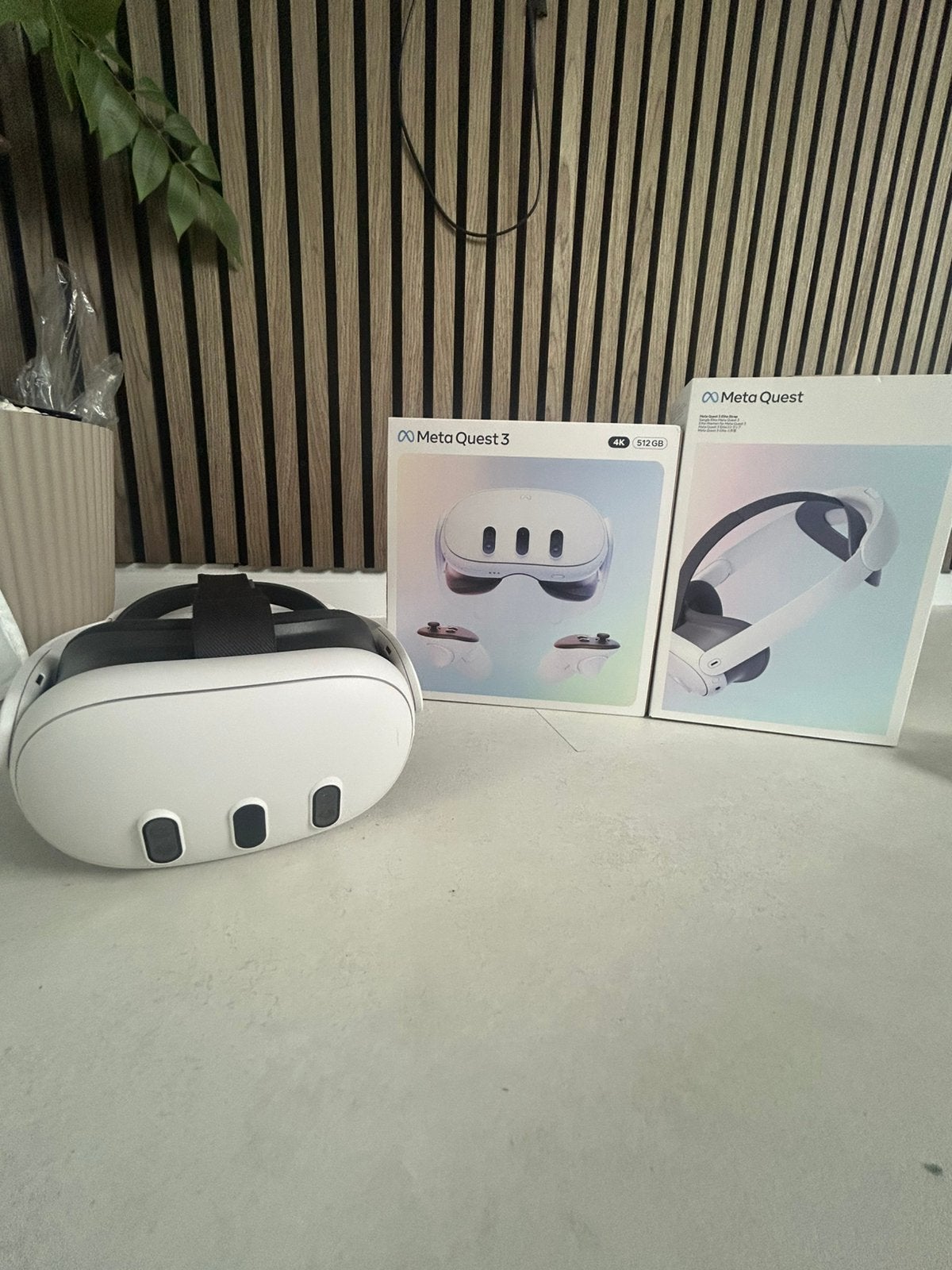 Meta quest 3 512GB + Elite strap, Spelcomputers en Games, Virtual Reality, Ophalen, Zo goed als nieuw, Overige platformen