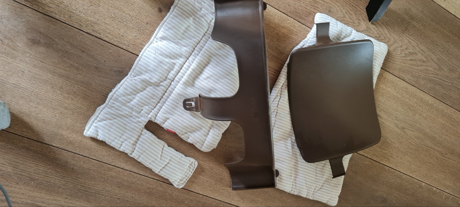 Stokke Tripp Trapp kussenset met babyset, Kinderen en Baby's, Kinderstoelen, Ophalen of Verzenden, Gebruikt, Meegroeistoel, Gordel(s)