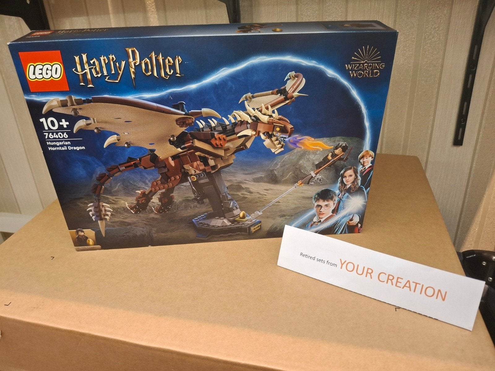 NIEUW Lego 76406 Hungarian Horntail Dragon, Lego, Ophalen of Verzenden, Harry Potter, Nieuw