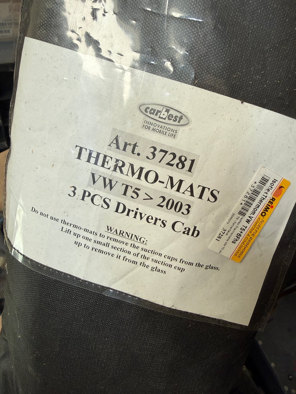 Thermo-matten VW T5 > 2003 (3 stuks), Ophalen, Nieuw