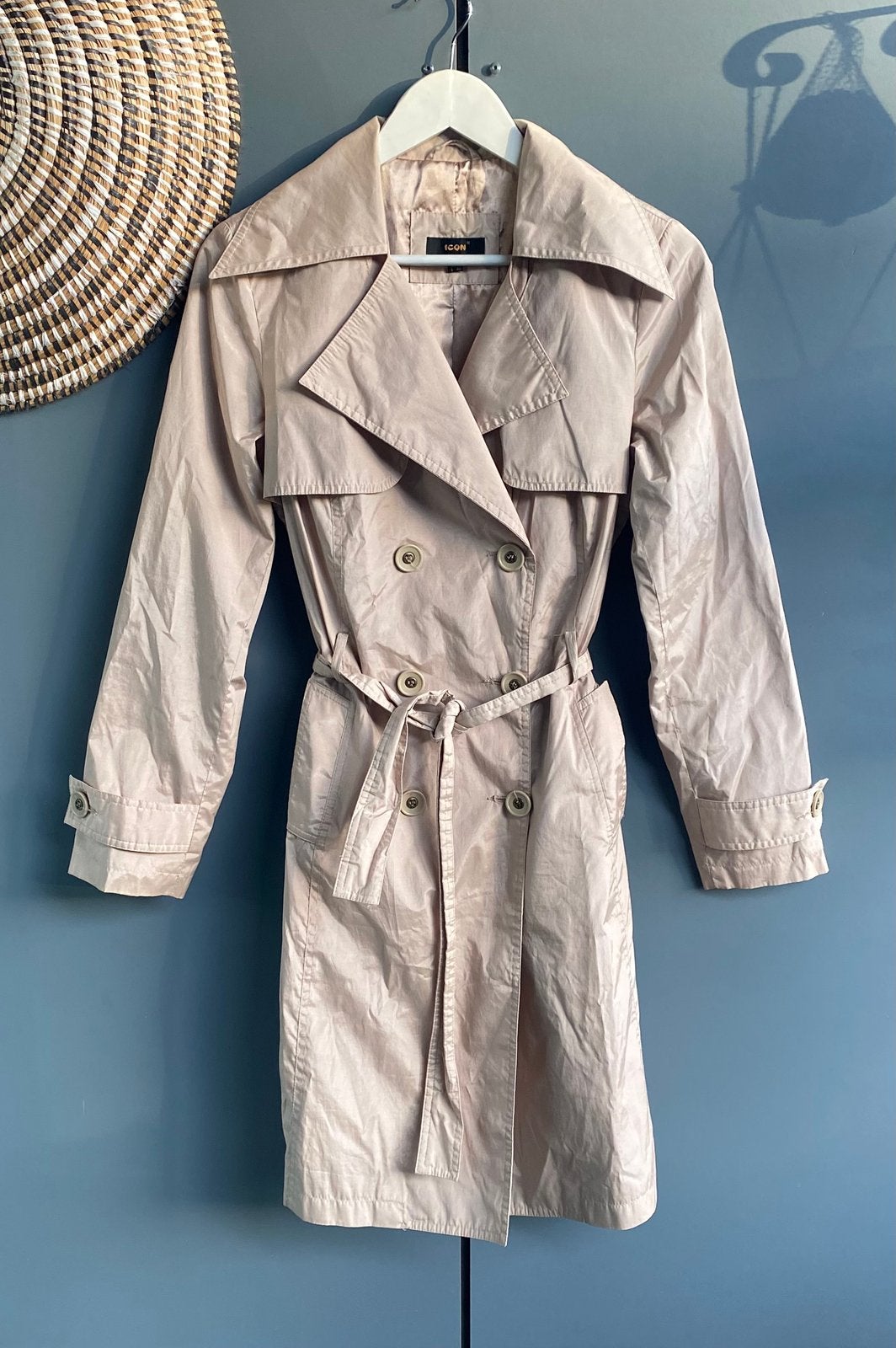 Elegante trenchcoat van ICON..mt:36, B, Verzenden, Beige, A