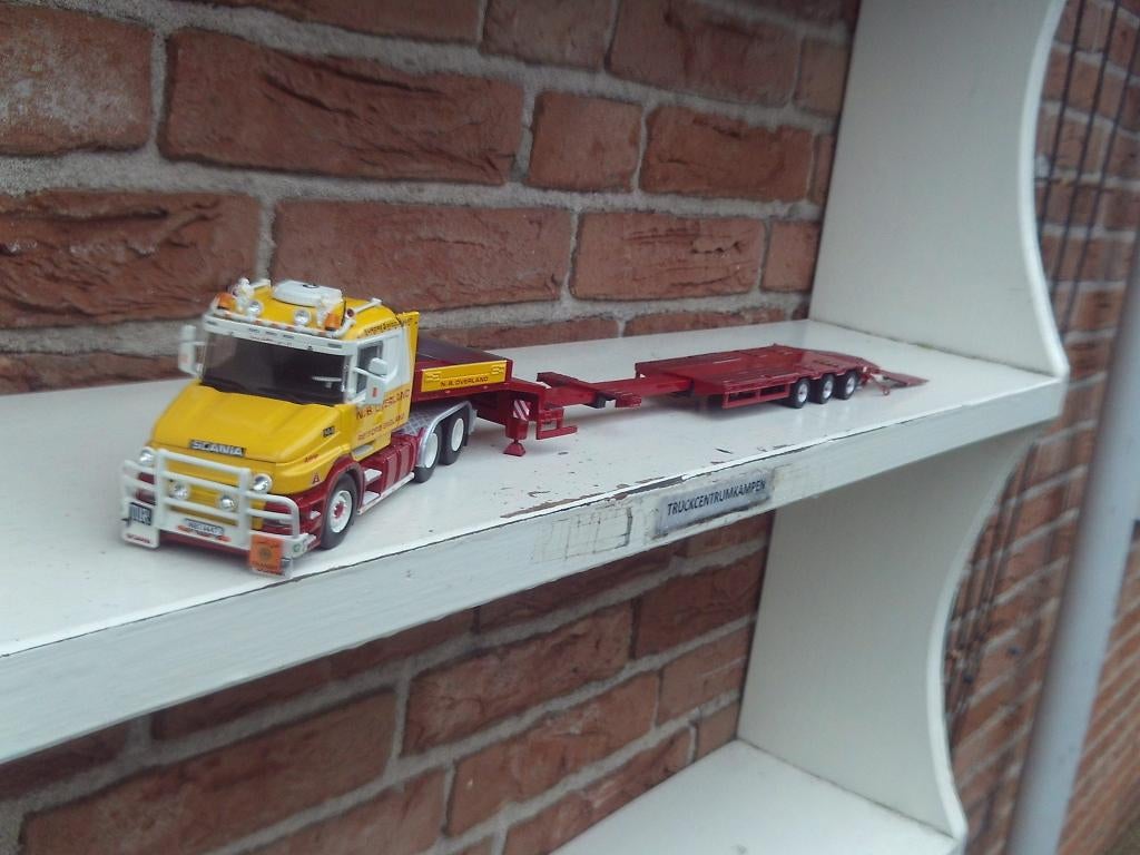 Tekno  Scania  4  Serie  Torpedo  van  Overland., Ophalen of Verzenden, Nieuw, Bus of Vrachtwagen, Tekno