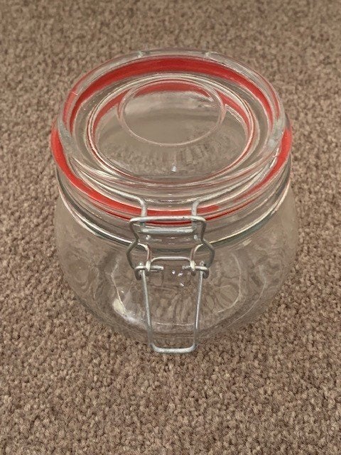 Weckpot Glas | Voorraadpot met Luchtdichte Deksel, Voorraadpot, Ophalen of Verzenden, Zo goed als nieuw, Glas