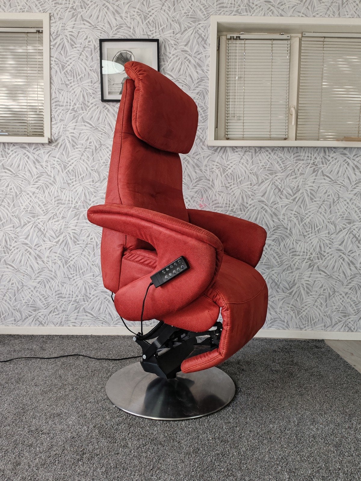 Hukla luxe sta op stoel relax fauteuil met garantie, Huis en Inrichting, Minder dan 75 cm, Modern, Comfort, Ophalen of Verzenden