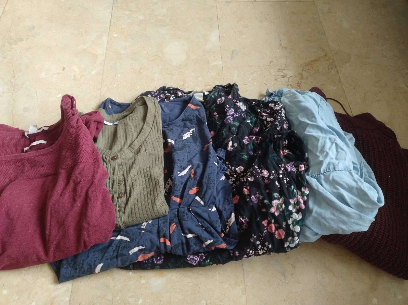 Zwangerschapskleding shirt lange mouw, maat M, 6 stuks, Kleding | Dames, Positiekleding, Ophalen, Gedragen, Maat 38/40 (M)