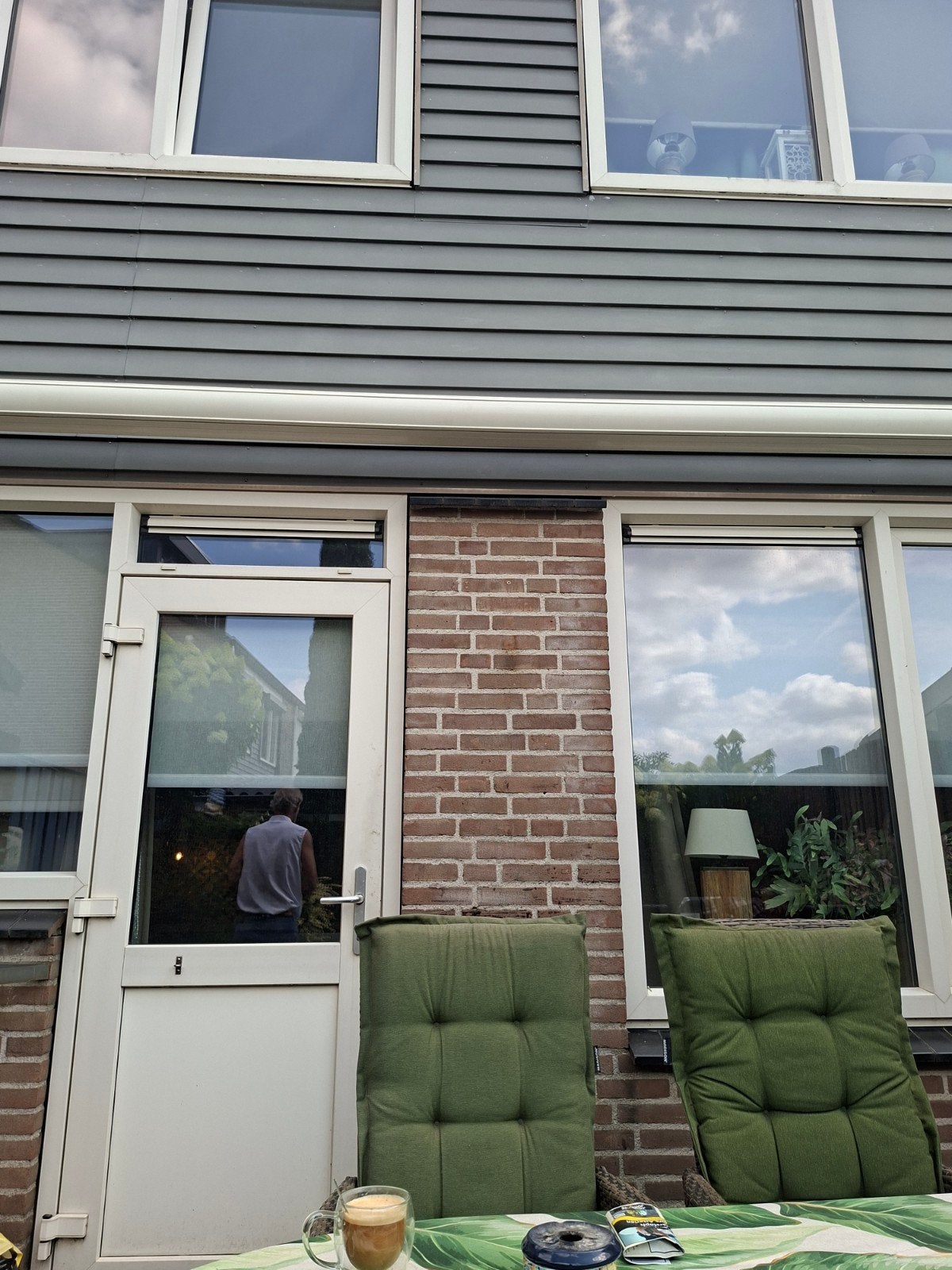Zonnescherm, Tuin en Terras, Zonneschermen, Gebruikt, 450 cm of meer, Elektrisch, Ophalen of Verzenden