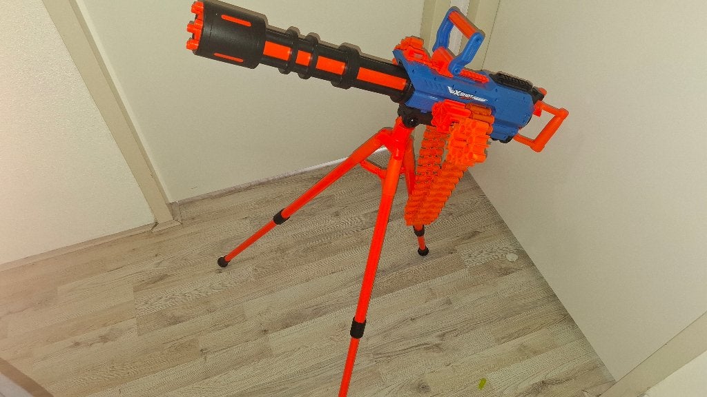 Nerf X-shot gun, Ophalen, Gebruikt