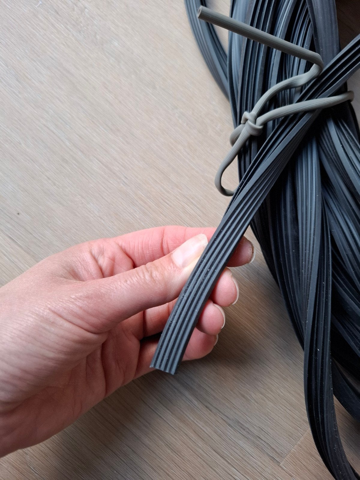14 meter Trapprofiel - rubber - zwart, Doe-het-zelf en Verbouw, Plinten en Afwerking, Nieuw, Overige typen, Overige materialen