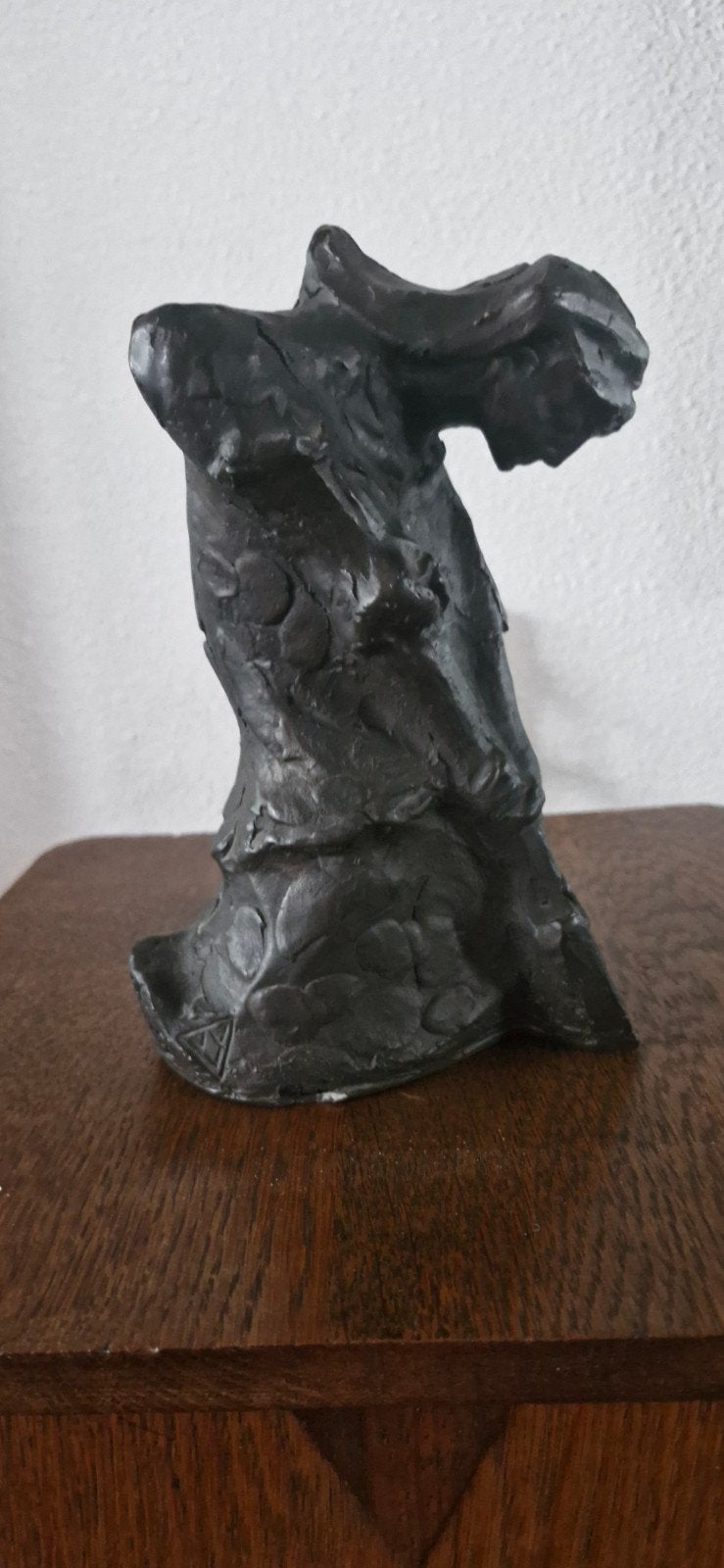 Uniek beeldje van P. Roovers - Modern abstract, Gemerkt, Ophalen of Verzenden, Brons, Beeld