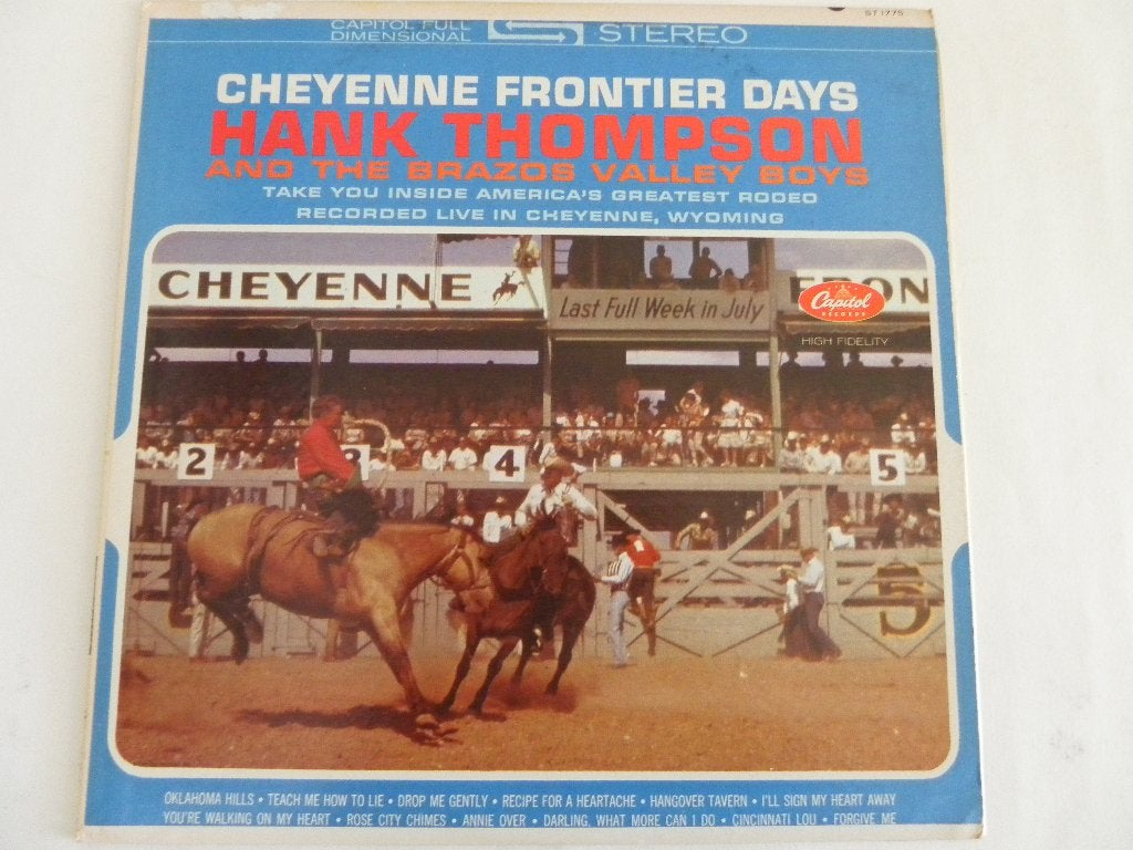 LP Hank Thompson - Cheyenne Frontier Days, LP, Gebruikt, Originele persing, Ophalen of Verzenden