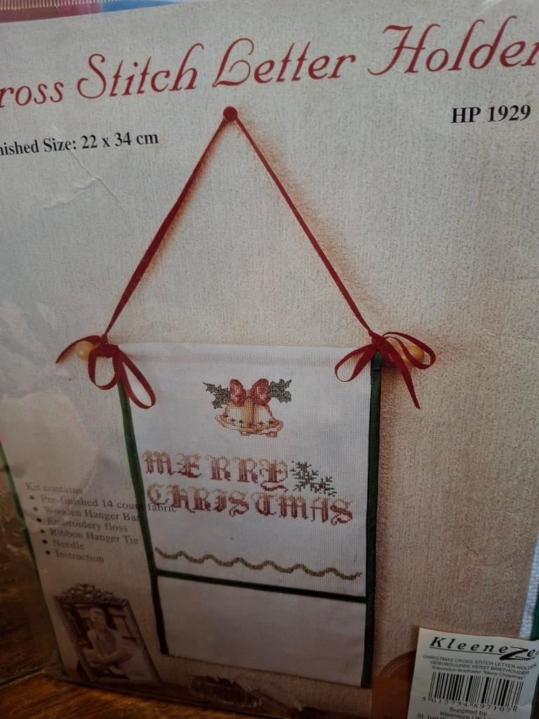 Kerstkaarten houder, Ophalen of Verzenden, Nieuw, Borduurpakket