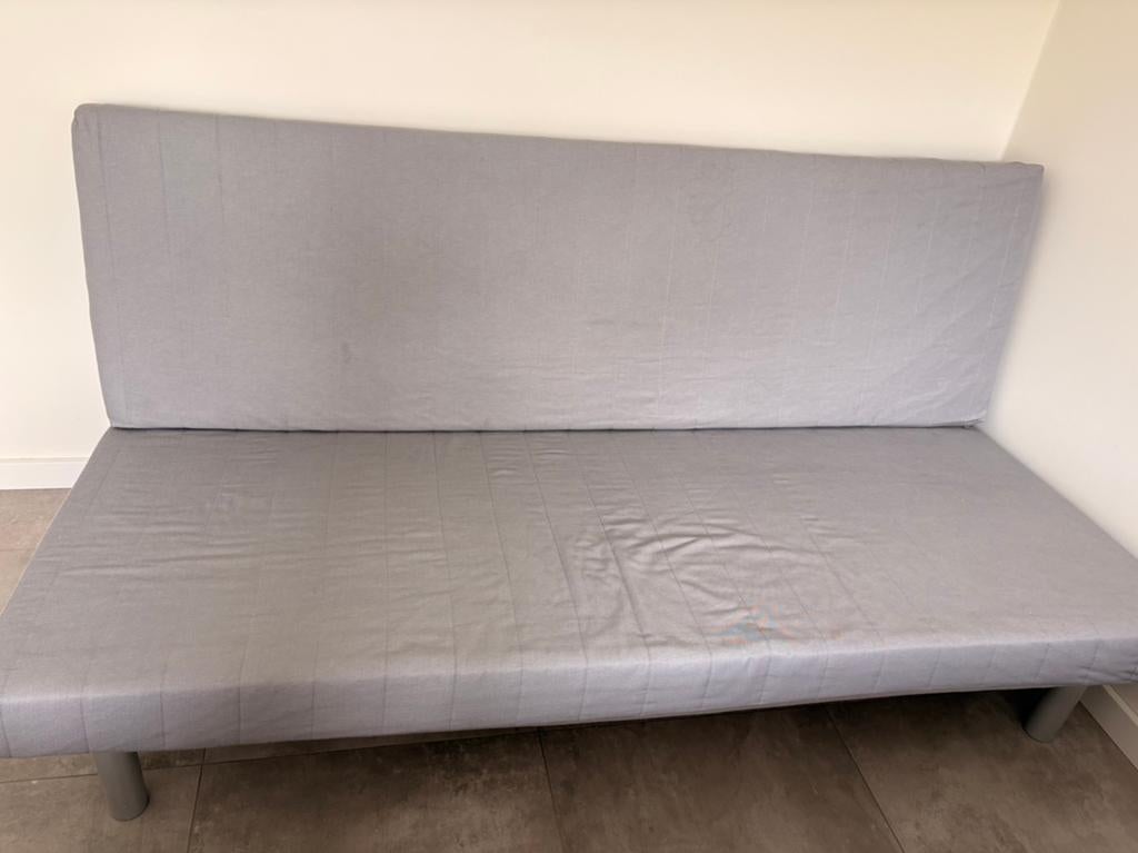 IKEA FRIHETEN slaapbank/bedbank grijs, Ophalen, Gebruikt, Tweepersoons, 140 cm