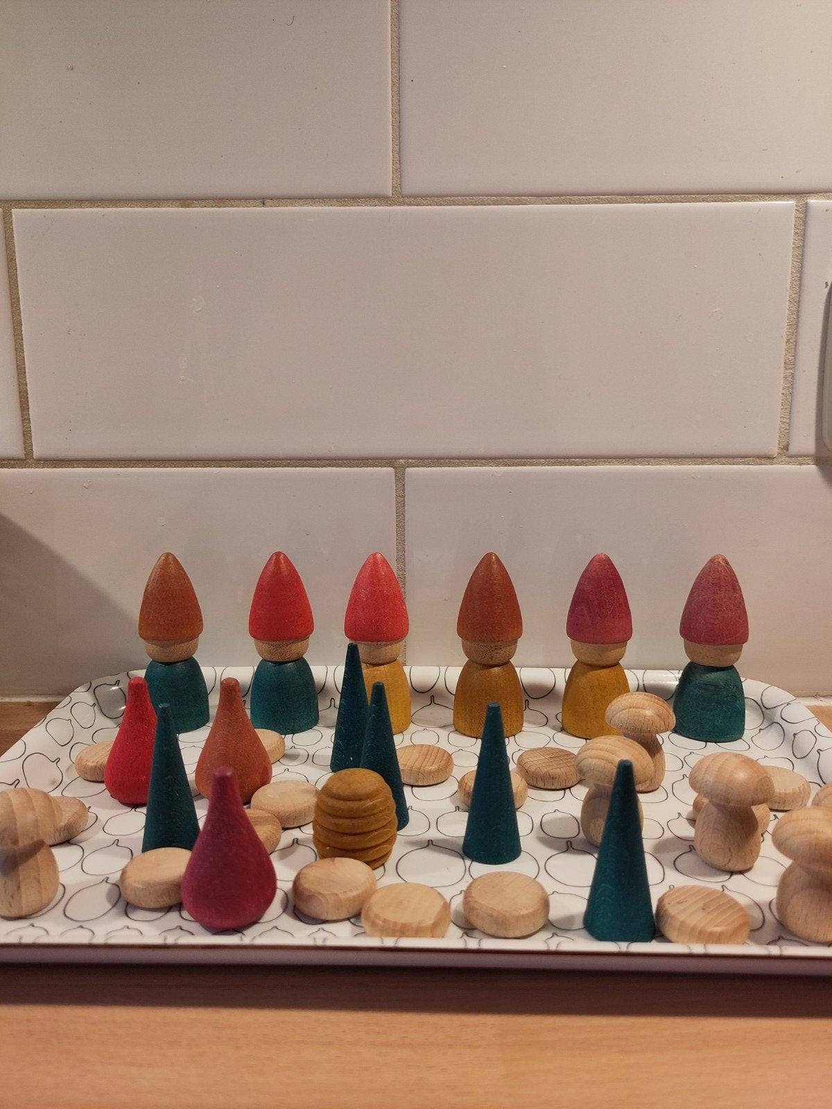 3 sets van Joguines Grapat houten speelgoed, Ophalen of Verzenden, Zo goed als nieuw, Overige typen