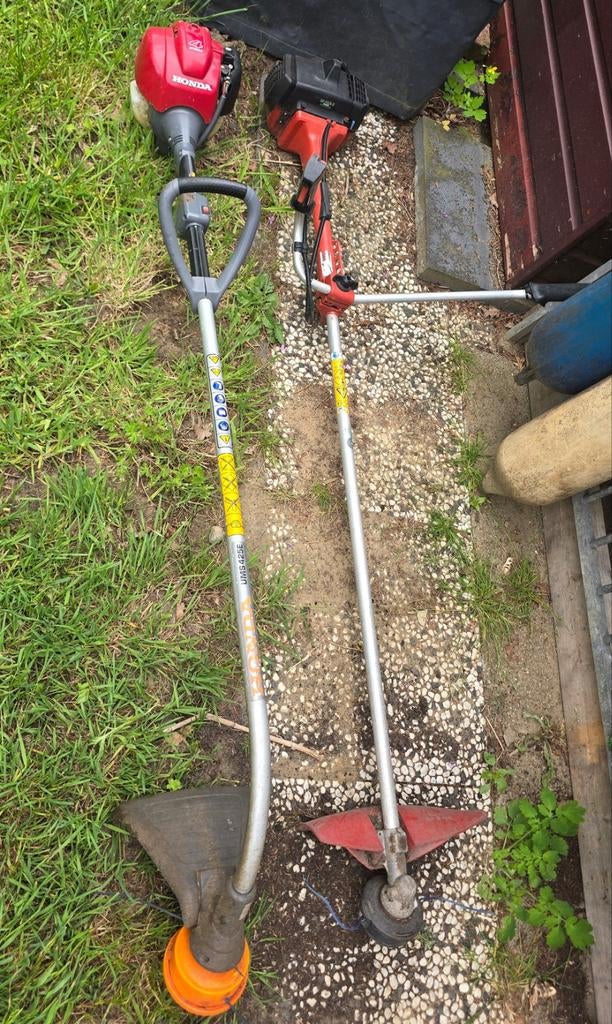 Honda 4-takt en Husqvarna GR2026D bosmaaier opknappers, Honda, Husqvarna, Benzine, Gebruikt, Ophalen of Verzenden