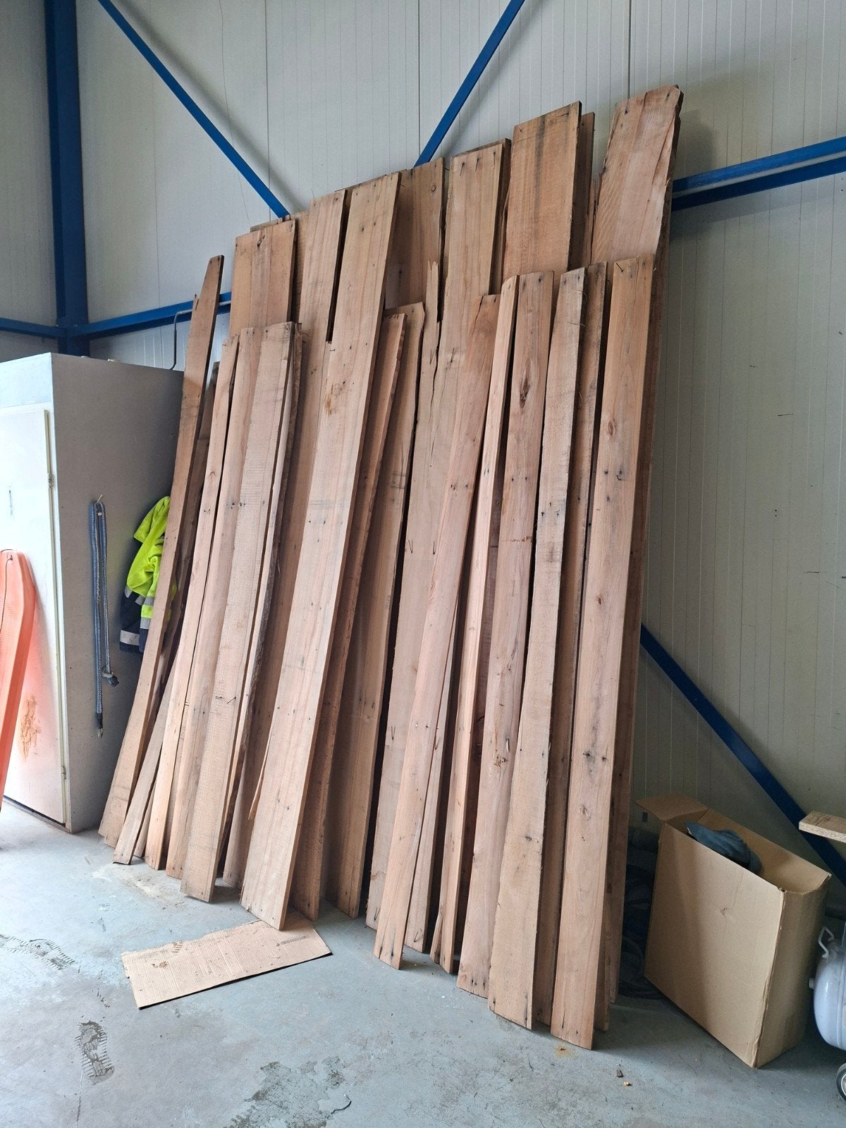 Eikenhouten planken van pallets - Diverse lengtes, Ophalen, Gebruikt, Eiken, Plank
