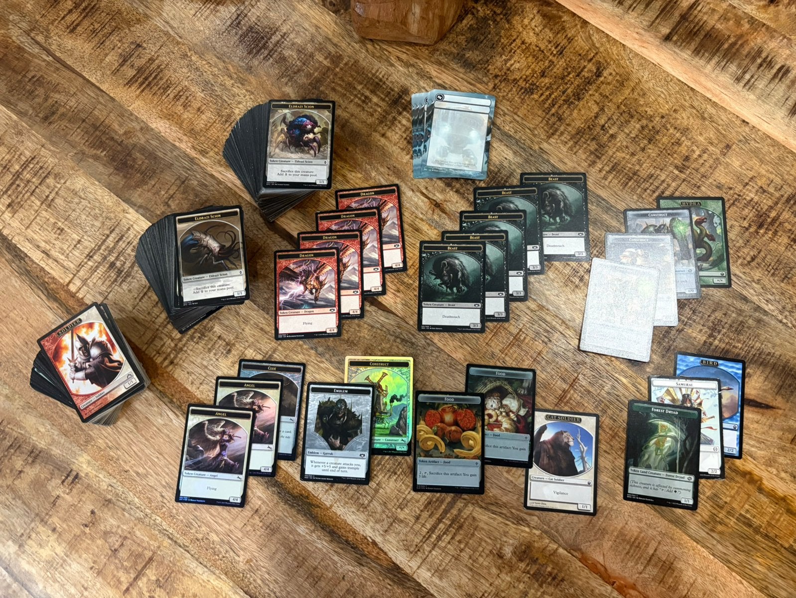 Magic: The Gathering – 370 Token kaarten, Verzenden, Zo goed als nieuw, Meerdere kaarten, Foil