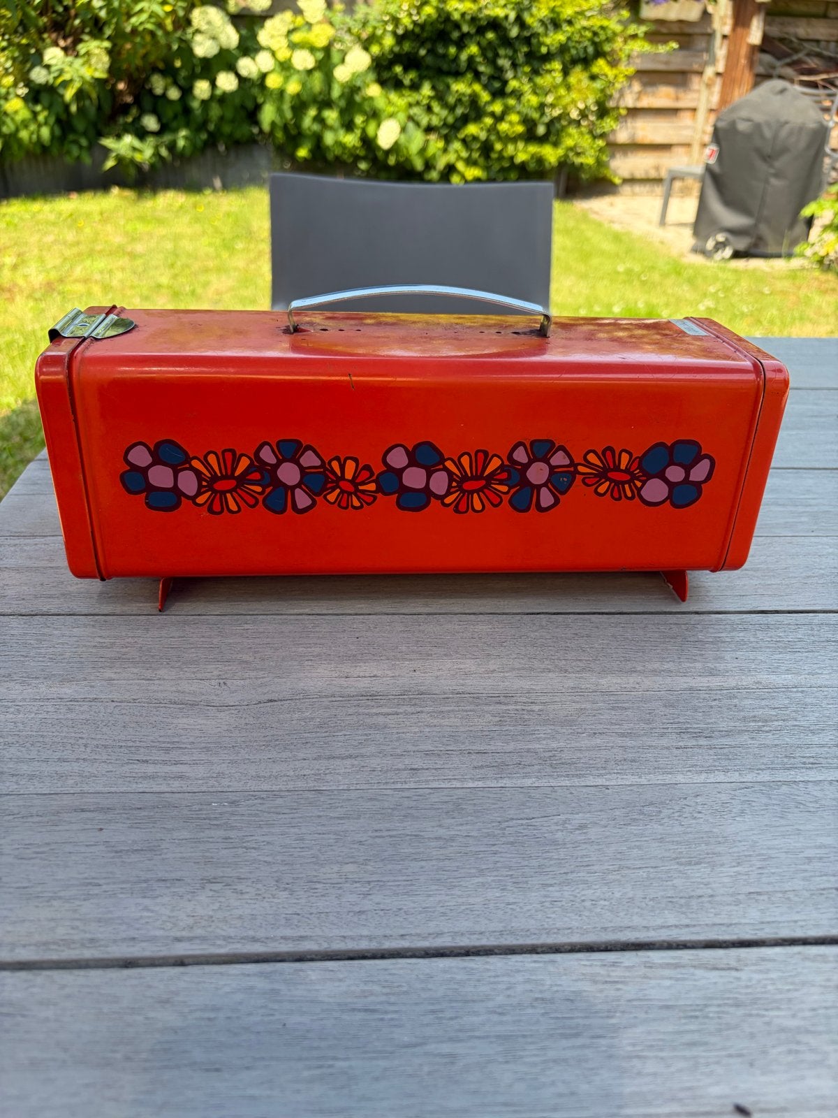 Vintage Oranje Diana koekblik Brabantia, Ophalen of Verzenden