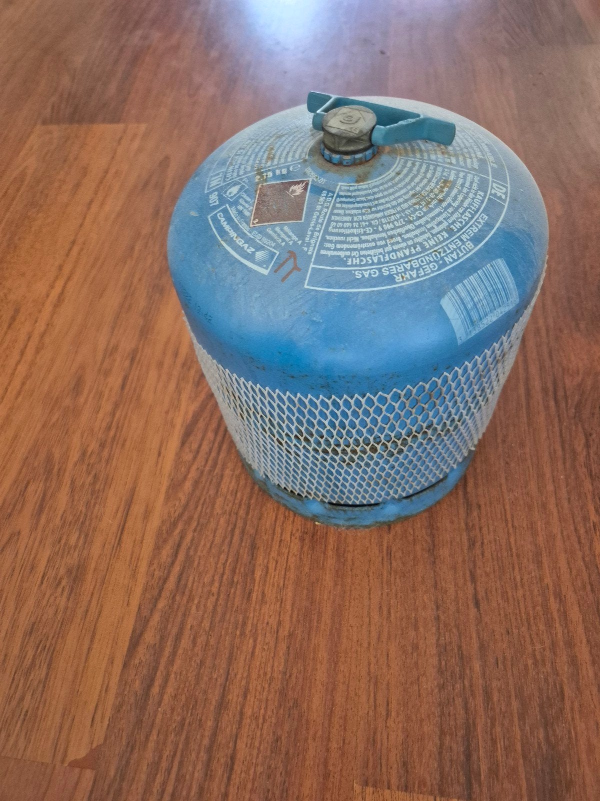 Camping gaz 904 of 907, Ophalen