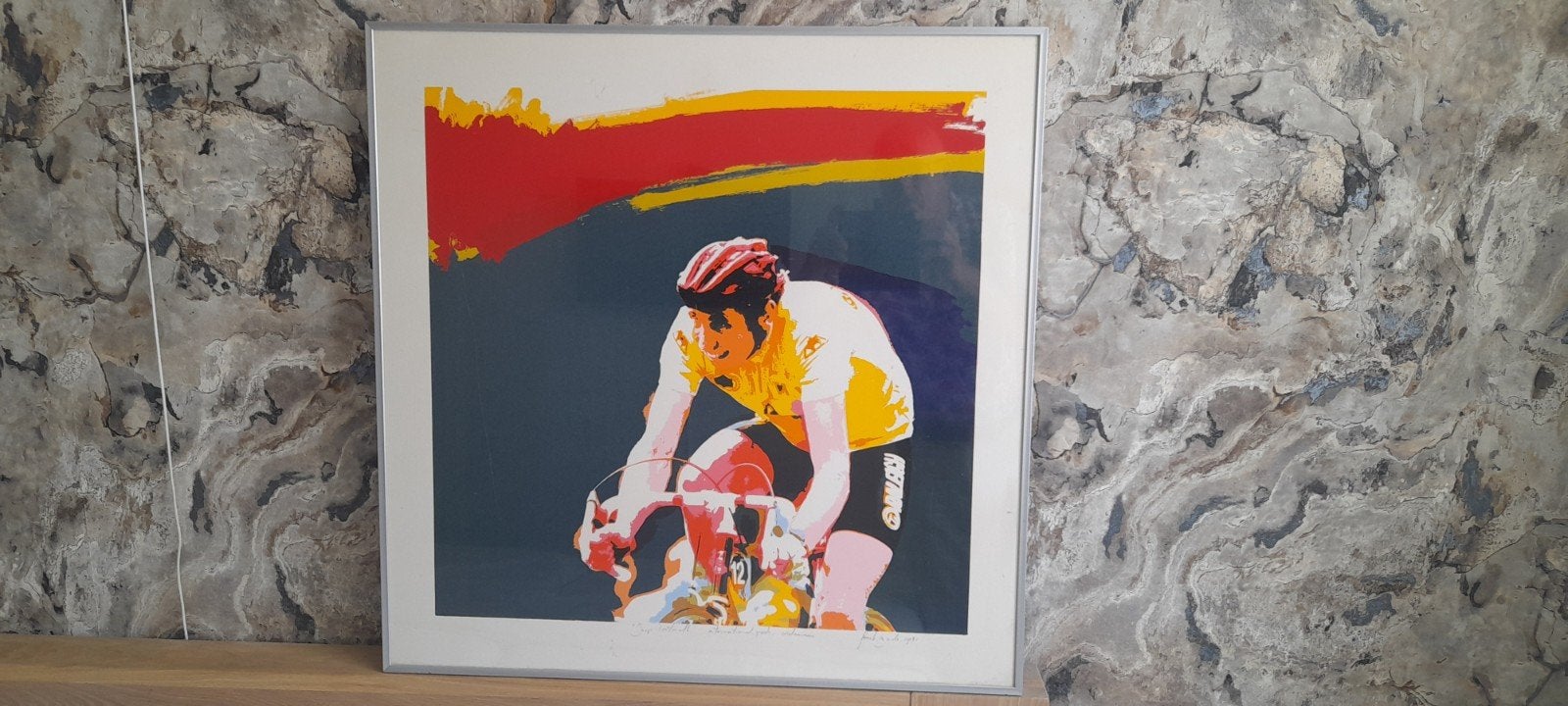 Joop Zoetemelk gemerkt Frank Cude 1981., Ophalen