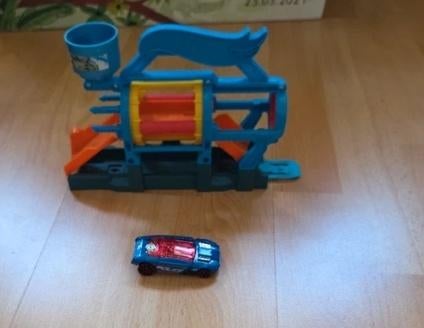 Hot Wheels Turbo Jet Wasstraat., Ophalen of Verzenden, Zo goed als nieuw