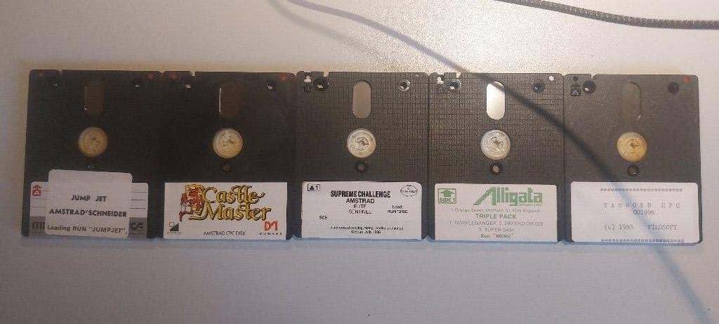 5 x Amstrad/Schneider CPC software op 3" diskettes #2, Computers en Software, Ophalen of Verzenden, Schneider/Amstrad