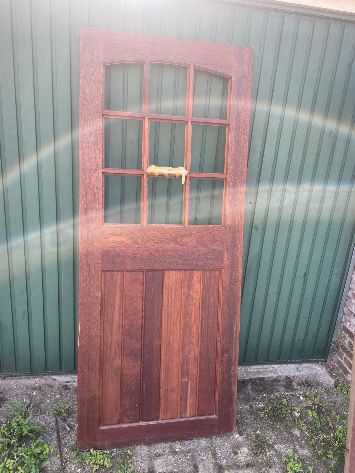 Massieve houten deur zonder glas, Doe-het-zelf en Verbouw, 80 tot 100 cm, Binnendeur, Ophalen of Verzenden, Zo goed als nieuw