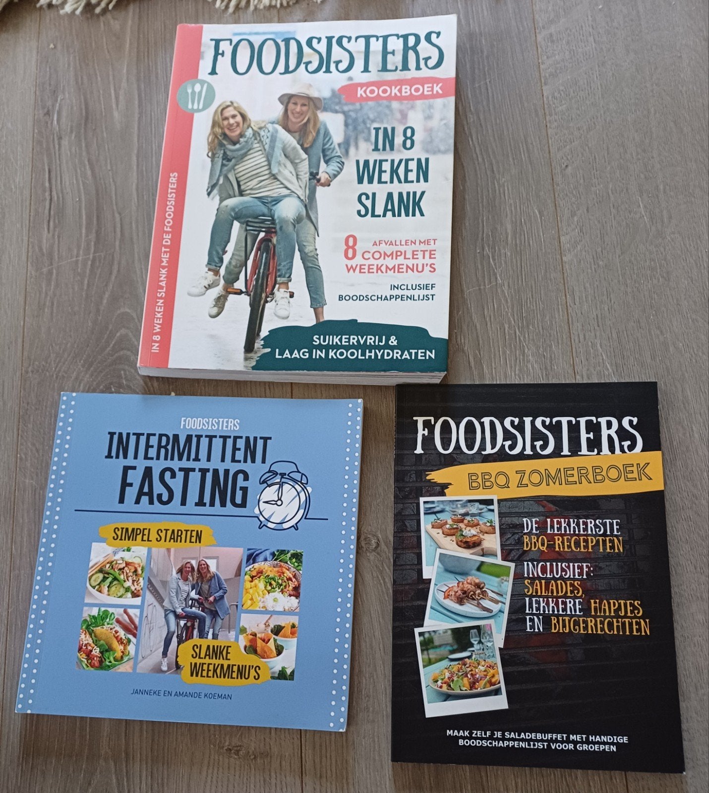 3 X Foodsisters .In 8 weken slank ., Boeken, Ophalen of Verzenden, Zo goed als nieuw