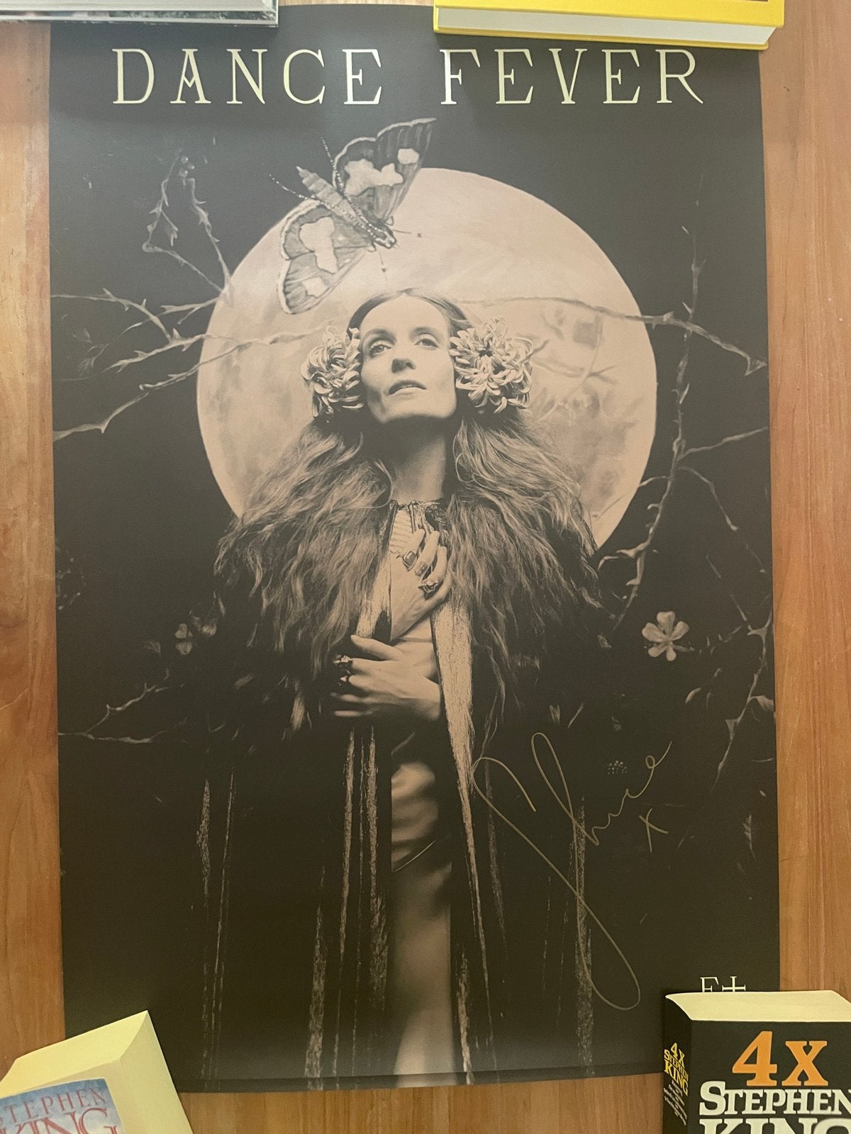 Florence + The Machine Dance Fever gesigneerde poster, Verzamelen, Posters, Rechthoekig Staand, Ophalen of Verzenden, Zo goed als nieuw