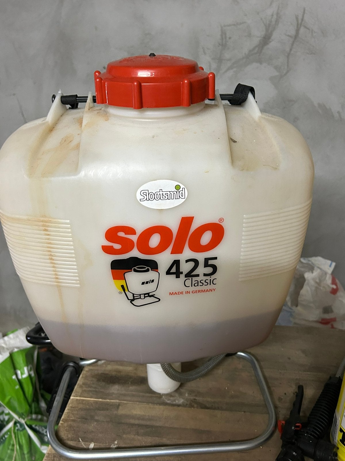 Solo 425 rugspuit, Tuin en Terras, Ophalen, Zo goed als nieuw, Onkruidbestrijding