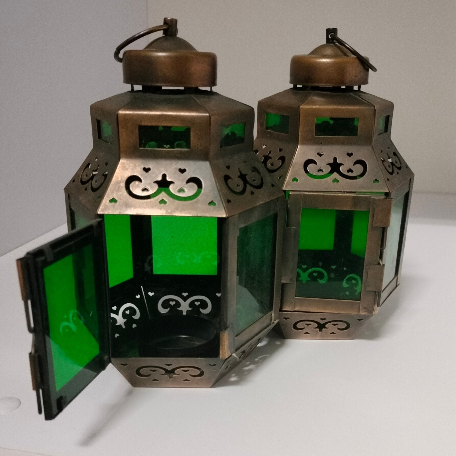 Sfeervolle set Oosterse theelichthouders, Antiek en Kunst, Antiek | Lampen, Ophalen