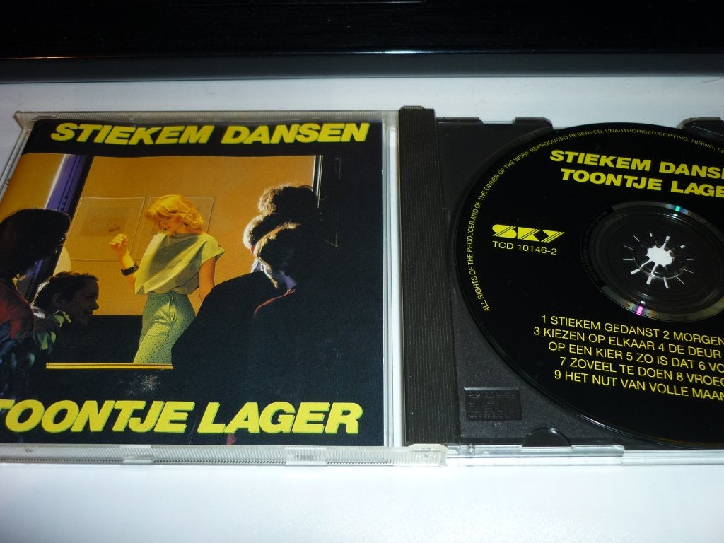Toontje Lager de cd stiekem dansen, Verzenden, Zo goed als nieuw, Poprock